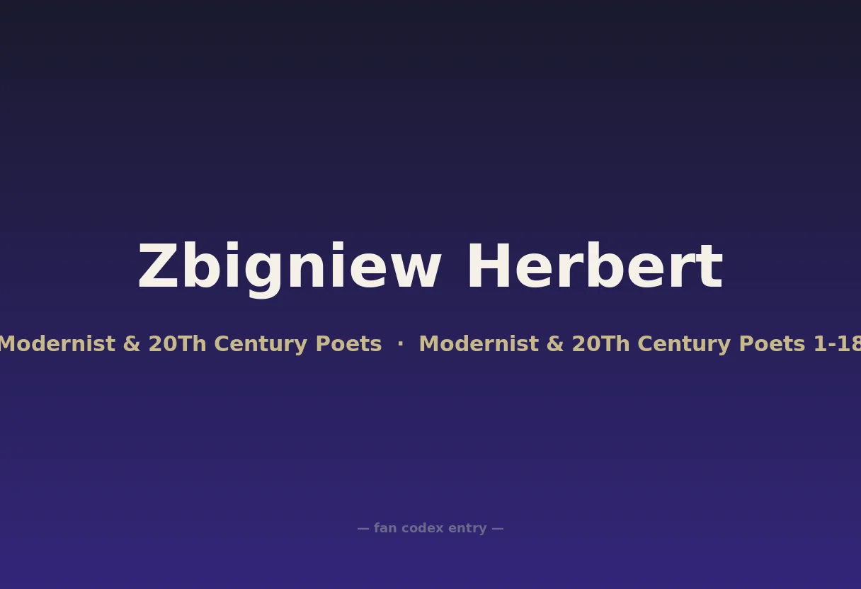 Zbigniew Herbert